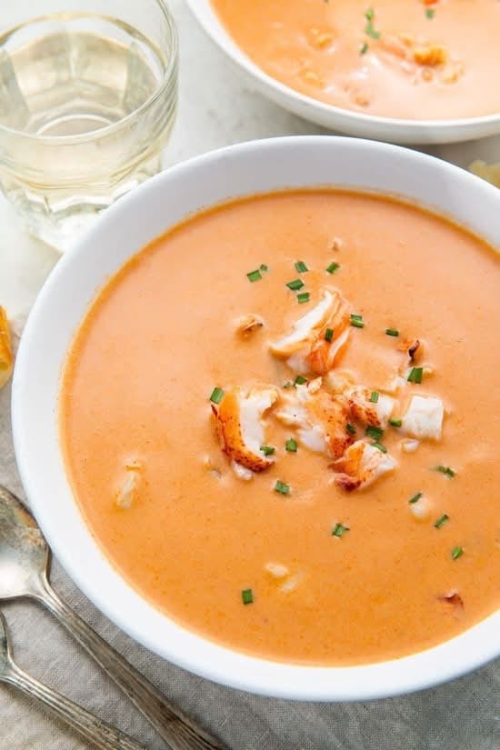 Maine Lobster Bisque.